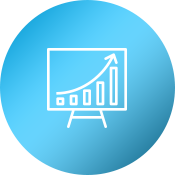 Financial accounting and budgeting icon