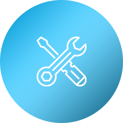 Maintenance Services Wrench Setting Support Tools Icon